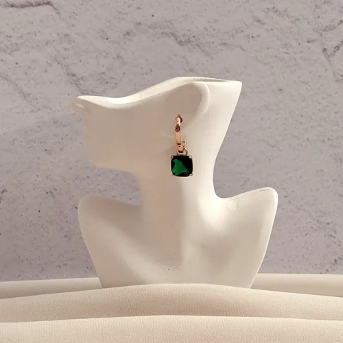 گوشواره زمردی ژوپینگ