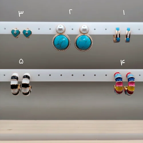 کالکشن گوشواره میناکاری ژوپینگ