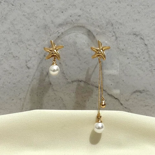 گوشواره ستاره مرواریدی