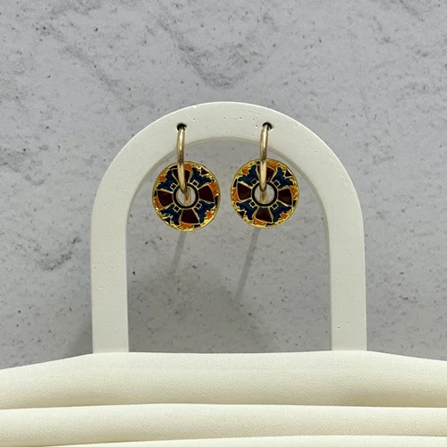 گوشواره میناکاری کد ۳۰۲