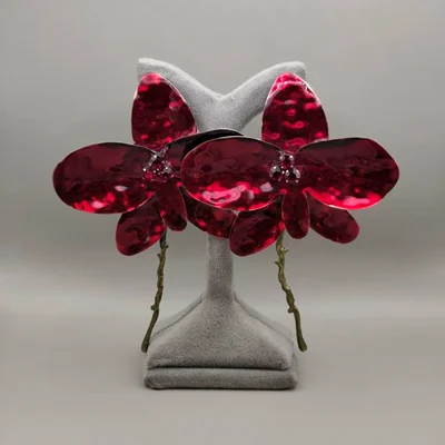 گوشواره زارا گل قرمز