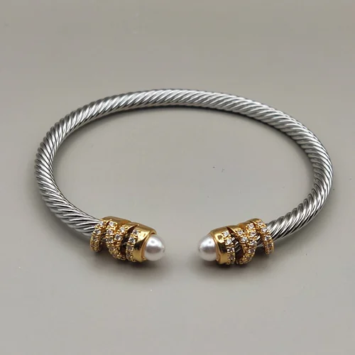 دستبند النگویی (بنگل) یورمن مروارید