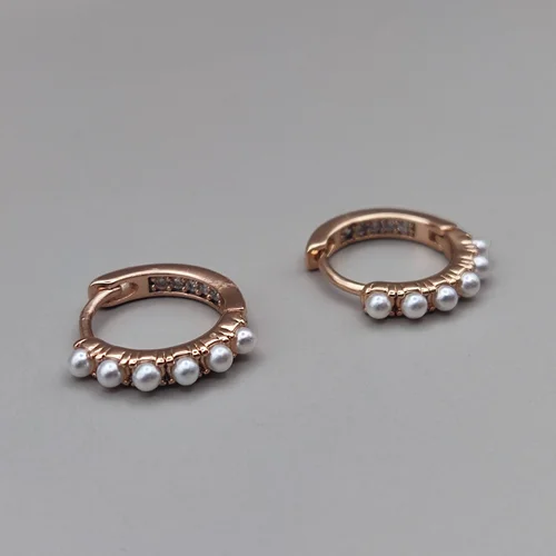 گوشواره ژوپینگ حلقه ای مروارید