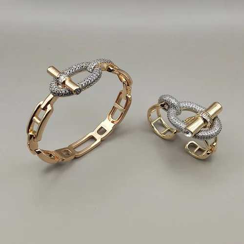 ست بنگل و انگشتر هرمس دوتایی