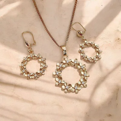 نیم ست شکوفه ژوپینگ