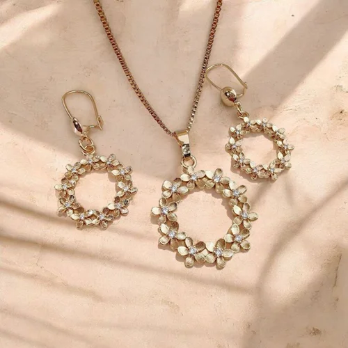 نیم ست شکوفه ژوپینگ